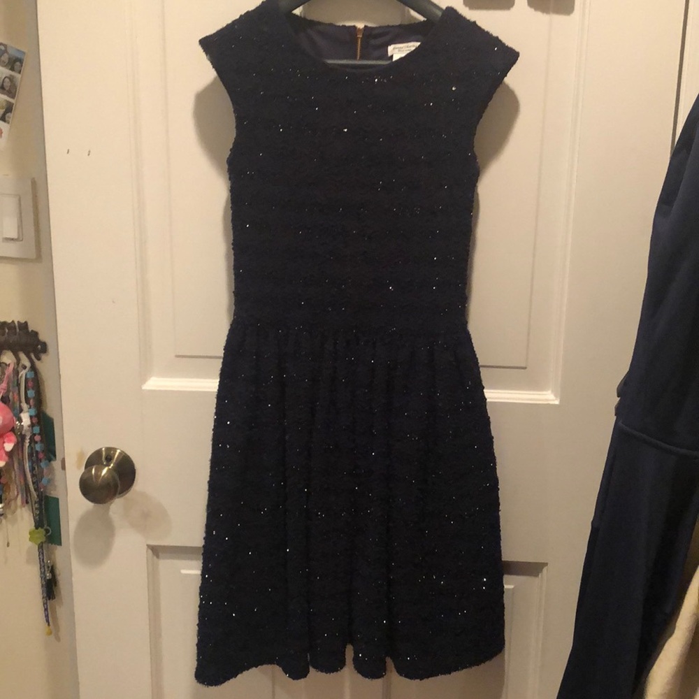 David Charles navy girls dress w/sequins sz 12